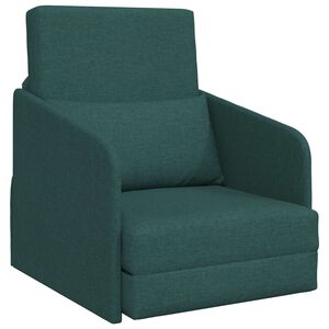 vidaXL Sovesofa M&oslash;rkegr&oslash;n 65 x 80 x 83 cm Stof
