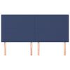 vidaXL sengegavl bl&aring; 180x5x118/128 cm stof