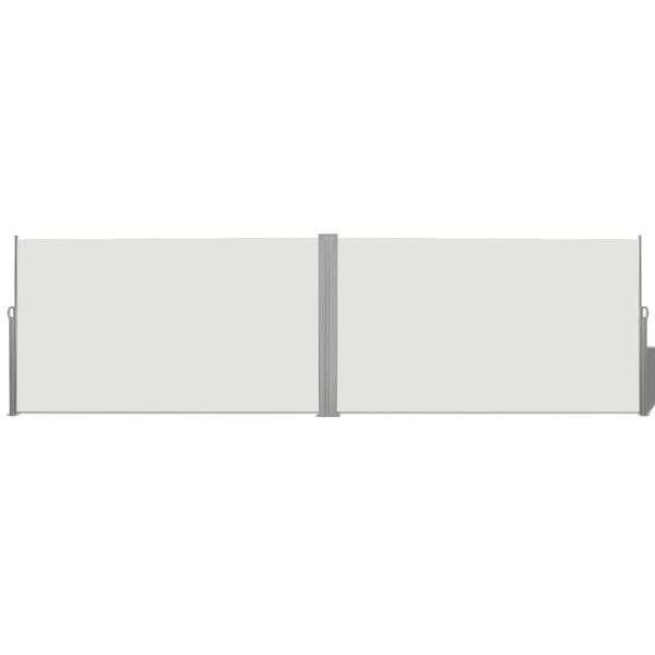 vidaXL sammenrullelig læskærm 180 x 600 cm creme