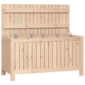 vidaXL opbevaringskasse til haven 115x49x60 cm massivt fyrretr&aelig;