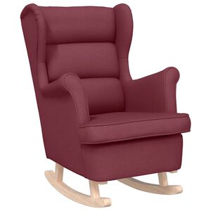 vidaXL gyngestol 74x90x102 cm stof vinr&oslash;d