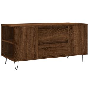 vidaXL sofabord 102x44,5x50 cm konstrueret tr&aelig; brun egetr&aelig;sfarve