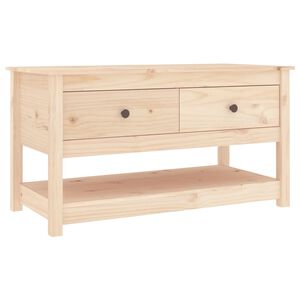 vidaXL sofabord 102x49x55 cm massivt fyrretr&aelig;