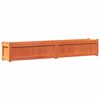 vidaXL plantekasse 180x31x31 cm massivt fyrretr&aelig; gyldenbrun