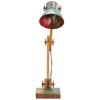 vidaXL industriel bordlampe 23x18x95 cm E27 rund flerfarvet