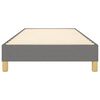 vidaXL Boxspring sengeramme Mørkegrå 100x200 cm Stof
