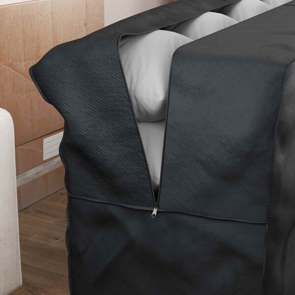 vidaXL Udend&oslash;rs Opbevaringspose Sort 200 x 60 x 75 cm 420D Oxford Stof