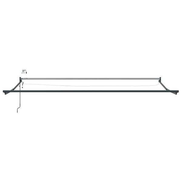 vidaXL Elektrisk Utr&aelig;kkelig Markiseramme Antracit 4 x 2 m Aluminium