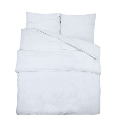 vidaXL sengetøj 240x220 cm let mikrofiberstof hvid