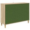 vidaXL Sideboard GELEEN Sonoma-eg 102 x 33 x 75 cm Konstrueret tr&aelig;