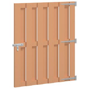 vidaXL Haveport 100 x 112 cm WPC og Aluminium Brun