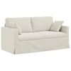 vidaXL Sofa Creme 158 x 78 x 80 cm Fl&oslash;jl