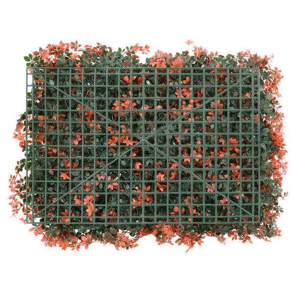  vidaXL hegn med kunstige ahornblade 24 stk. 40x60 cm rød
