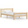 vidaXL sengestel 100x200 cm massivt fyrretr&aelig;