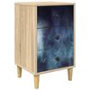 vidaXL Natskab RAALTE Sonoma-eg 36 x 33 x 60 cm Konstrueret tr&aelig;