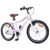 vidaXL B&oslash;rnecykel 18 tommer til 5-7 &aring;r gammel Lys pink