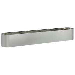 vidaXL H&aelig;vet Havebed Galvaniseret st&aring;l 280 x 40 x 40 cm