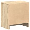vidaXL sengebord med skuffe 39x28x41 cm sonoma-eg