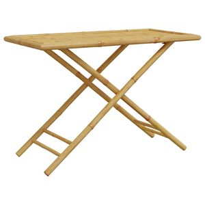 vidaXL foldbart havebord 110x55x75 cm bambus