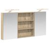 vidaXL Badev&aelig;relsesskabs&aelig;t 3 stk. 100 x 10,5 x 50 cm Konstrueret tr&aelig;