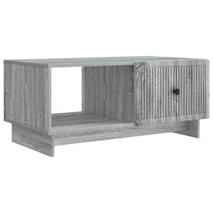 vidaXL Sofabord Gr&aring; sonoma-eg 90 x 50 x 40 cm Konstrueret tr&aelig;