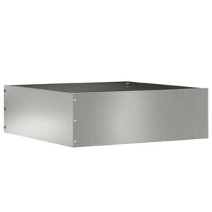 vidaXL Pl&aelig;nekant 40 x 40 x 13 cm Galvaniseret st&aring;l S&oslash;lv