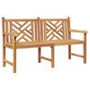 vidaXL Haveb&aelig;nk 150 x 60 x 90 cm Massiv Teaktr&aelig;