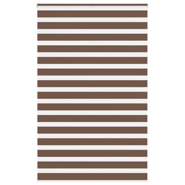 vidaXL zebragardin brun 150x200 cm stofbredde 145,9 cm polyester