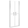 vidaXL brused&oslash;r 101x190 cm klart sikkerhedsglas