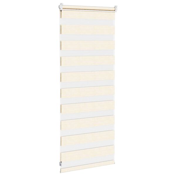 vidaXL zebragardin marmorbeige 60x100 cm stofbredde 55,9 cm polyester