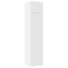 vidaXL skab 50x42,5x225 cm smalt konstrueret tr&aelig; hvid