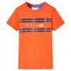 T-shirt til b&oslash;rn str. 128 orange