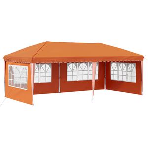 vidaXL Pop-up Festtelt 575 x 289 x 245 cm Orange
