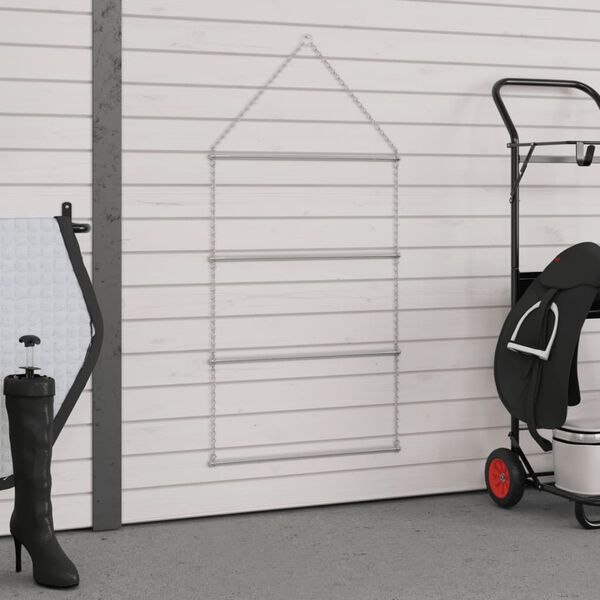 vidaXL holder til sadelunderlag rustfrit stål sølvfarvet