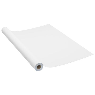 vidaXL selvklæbende folie til møbler 500x90 cm PVC hvid
