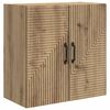 vidaXL V&aelig;gmonteret skab 59 x 31 x 60 cm Konstrueret tr&aelig; Artisan-eg