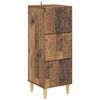 vidaXL Skuffeskab Gammelt tr&aelig; 33 x 34,5 x 90 cm Konstrueret tr&aelig;