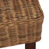vidaXL spisebordsstole 6 stk. naturligt rattan brun