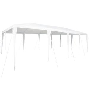 vidaXL Party Tent Hvid 800 x 400 x 266 cm Polyethylen og st&aring;l