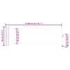 vidaXL sammenrullelig sidemarkise 80 x 300 cm cremefarvet