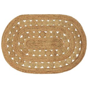 vidaXL Omr&aring;de t&aelig;ppe Naturfarvet 100 x 152 cm Jute
