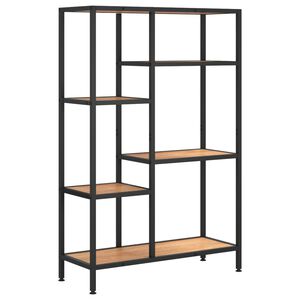 vidaXL bogreol 80x30x120 cm st&aring;l og konstrueret tr&aelig;