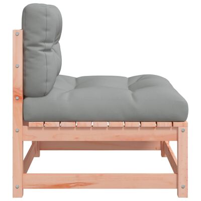 vidaXL sofamodul med hynder uden armlæn massivt douglasgran