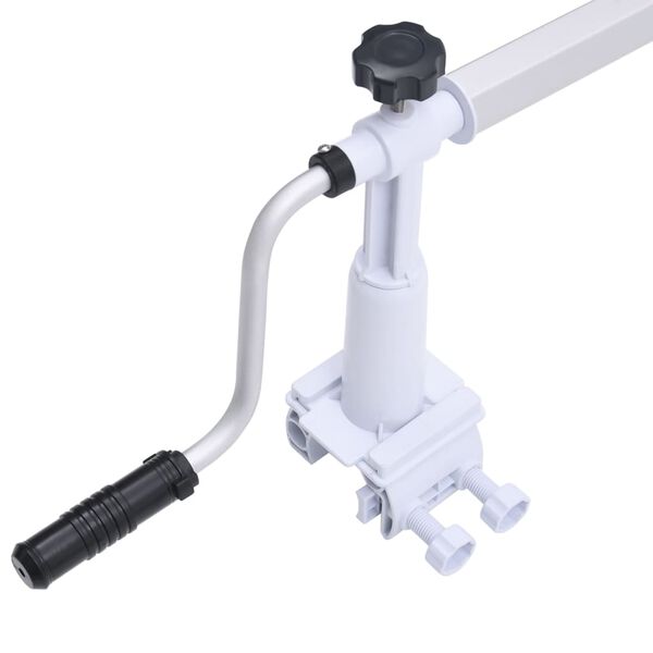 vidaXL opruller til poolovertræk plastikfod