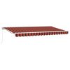 vidaXL Markiseramme Orange og Sort 350 x 200 cm