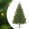 vidaXL Juletr&aelig; med 300 LED'er med stativ Gr&oslash;n 180 cm PE