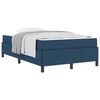 vidaXL Box spring seng Bl&aring; 120 x 190 cm Stof
