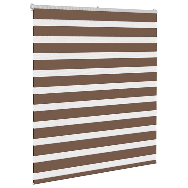 vidaXL zebragardin brun 120x150 cm stofbredde 115,9 cm polyester