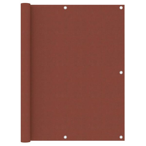 vidaXL altanafskærmning 120x300 cm oxfordstof terrakotta