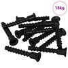 vidaXL Stikh&aelig;tte skrue 3072 stk. Sort 7 x 40 mm Jern